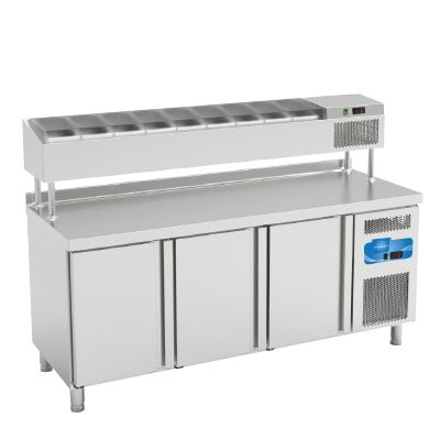 Pizza&Salata Hazırlık Buzdolabı Granit Tablalı 2